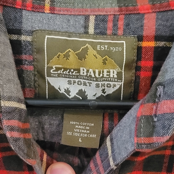 Eddie Bauer flannel - Picture 3 of 4